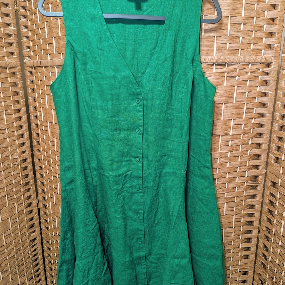 J. Crew Emerald Green Dress